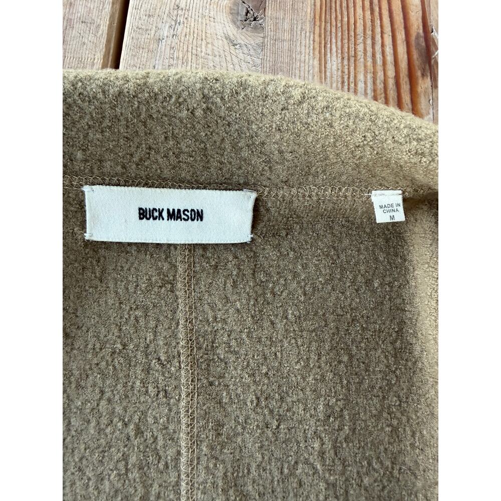 Buck Mason Felted Wool Chore Coat – Camel – Size M – 100% Wool